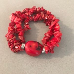 Red carnelian bracelet